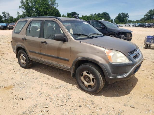 JHLRD78462C016946 - 2002 HONDA CR-V LX BROWN photo 4