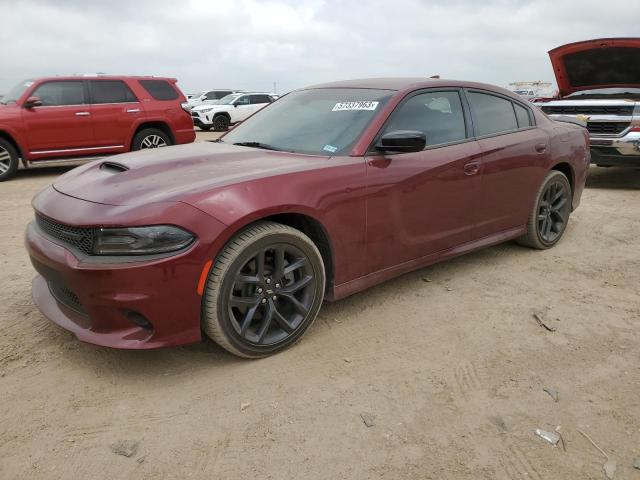 2C3CDXHG9MH648163 - 2021 DODGE CHARGER GT BURGUNDY photo 1