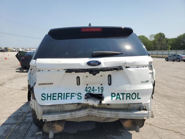 1FM5K8AR5KGA62897 - 2019 FORD EXPLORER POLICE INTERCEPTOR WHITE photo 6