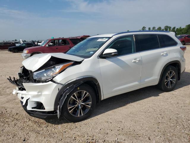 5TDJKRFH2GS347806 - 2016 TOYOTA HIGHLANDER XLE Սպիտակ լուսանկար 1