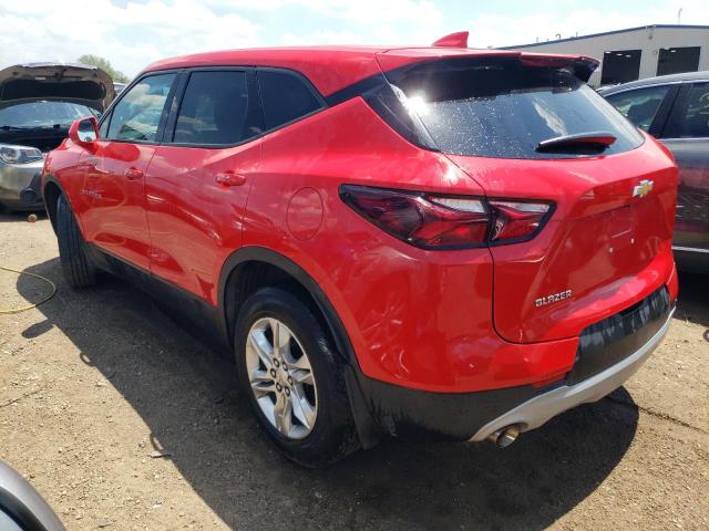 3GNKBBRA6KS696716 - 2019 CHEVROLET BLAZER 1LT RED photo 2