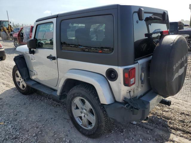 1J4AA5D10BL633367 - 2011 JEEP WRANGLER SAHARA SILVER photo 2