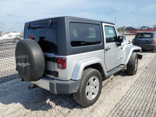 1J4AA5D10BL633367 - 2011 JEEP WRANGLER SAHARA SILVER photo 3