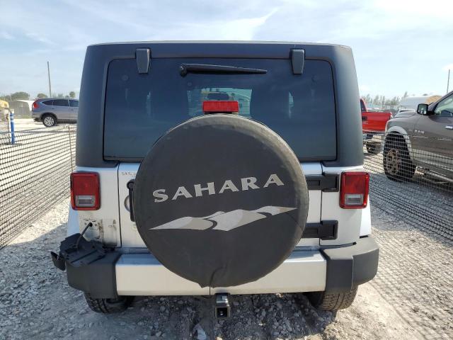 1J4AA5D10BL633367 - 2011 JEEP WRANGLER SAHARA SILVER photo 6