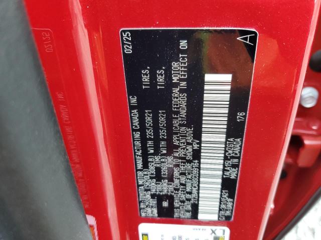 2T2BAMCA9SC099164 - 2025 LEXUS RX 350 BASE წითელი ფოტო 14