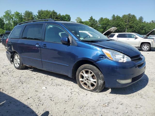 5TDBA22C05S033836 - 2005 TOYOTA SIENNA XLE BLUE photo 4