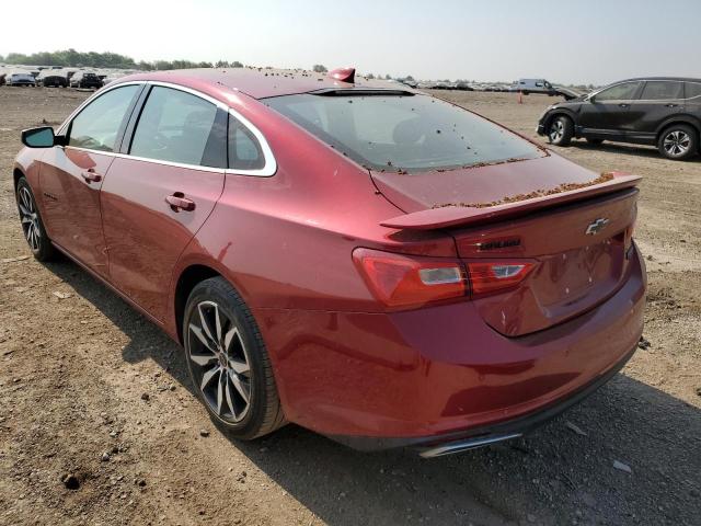 1G1ZG5ST7MF036206 - 2021 CHEVROLET MALIBU RS 红色 照片 2