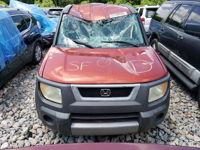 5J6YH18583L010354 - 2003 HONDA ELEMENT EX ORANGE photo 5