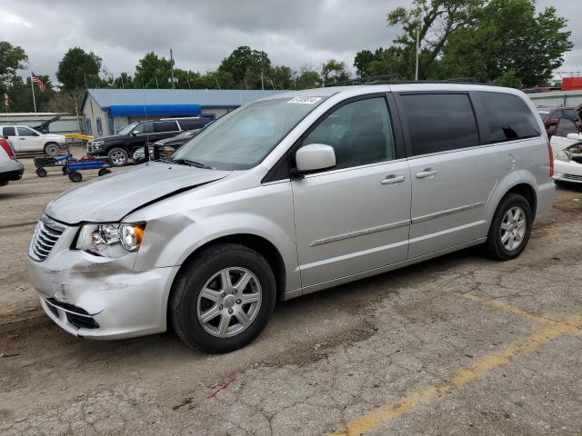 2C4RC1BG5CR308967 - 2012 CHRYSLER TOWN & COU TOURING SILVER photo 1