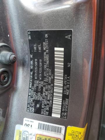 5TDXK3DC5FS642718 - 2015 TOYOTA SIENNA SPORT CHARCOAL photo 14