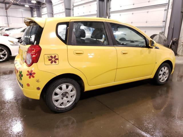 KL1TD66E69B314770 - 2009 CHEVROLET AVEO LS YELLOW photo 3