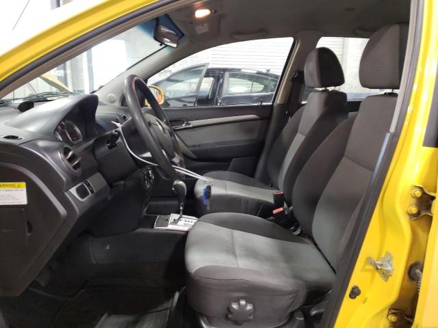 KL1TD66E69B314770 - 2009 CHEVROLET AVEO LS YELLOW photo 7