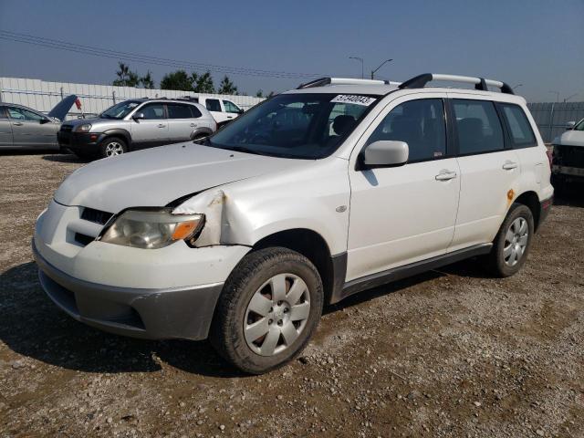 JA4LX31F86U610267 - 2006 MITSUBISHI OUTLANDER LS WHITE photo 1