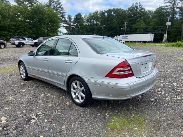 WDBRF92H17F905270 - 2007 MERCEDES-BENZ C 280 4MATIC SILVER photo 4