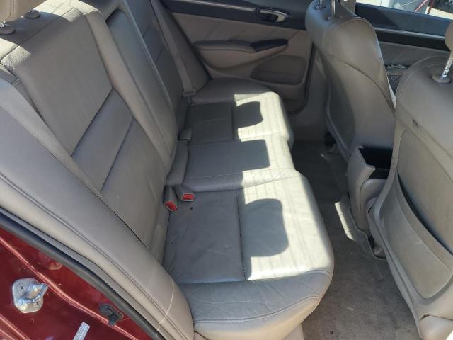 2HGFA16989H527376 - 2009 HONDA CIVIC EXL 勃艮第红 照片 10