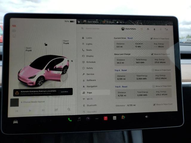 7SAYGDEE0PA144606 - 2023 TESLA MODEL Y 白色 照片 9