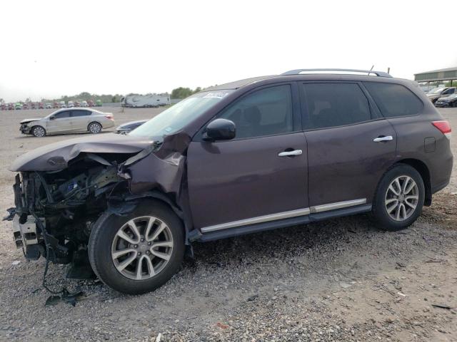 5N1AR2MN9FC711954 - 2015 NISSAN PATHFINDER S BURGUNDY photo 1