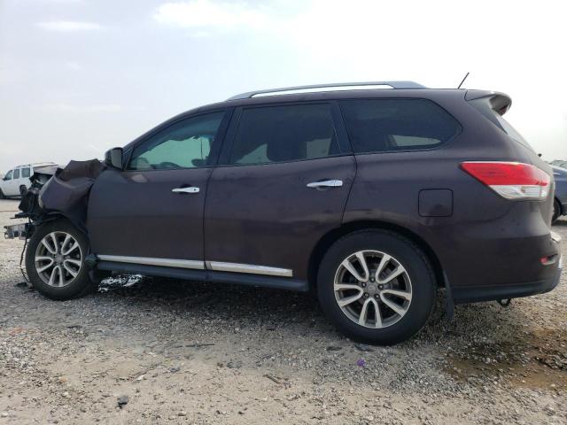 5N1AR2MN9FC711954 - 2015 NISSAN PATHFINDER S BURGUNDY photo 2