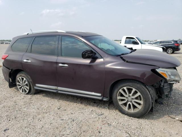 5N1AR2MN9FC711954 - 2015 NISSAN PATHFINDER S BURGUNDY photo 4