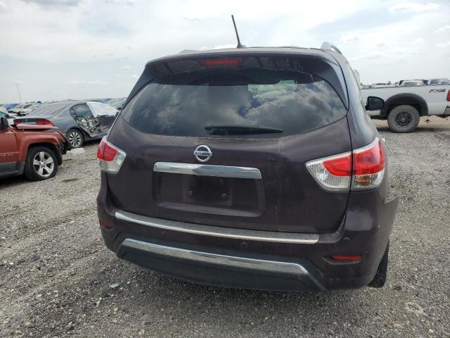 5N1AR2MN9FC711954 - 2015 NISSAN PATHFINDER S BURGUNDY photo 6