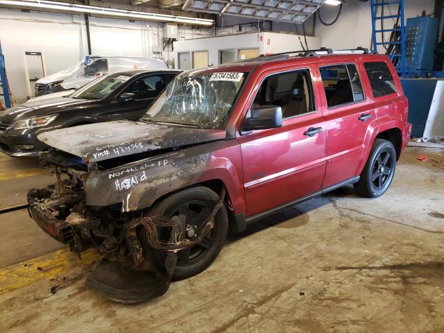 1J8FF48W77D424568 - 2007 JEEP PATRIOT LIMITED RED photo 1