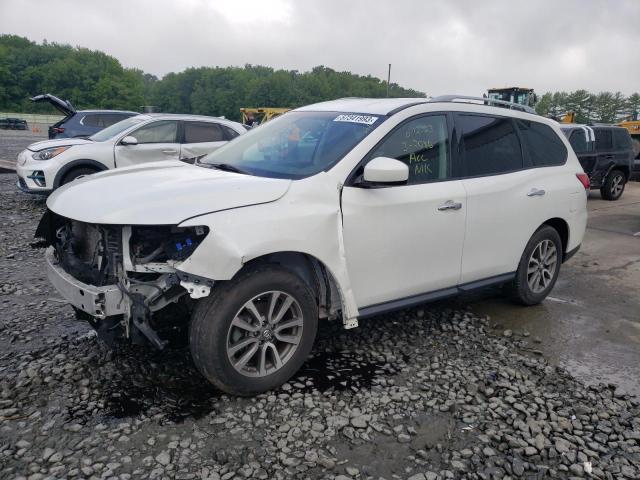 5N1AR2MN4EC665481 - 2014 NISSAN PATHFINDER S WHITE photo 1