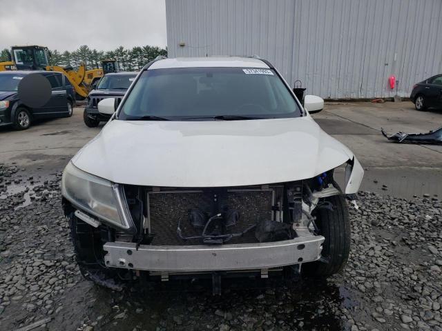 5N1AR2MN4EC665481 - 2014 NISSAN PATHFINDER S WHITE photo 5