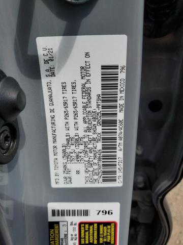 3TYAZ5CNXMT006426 - 2021 TOYOTA TACOMA DOUBLE CAB GRAY photo 12