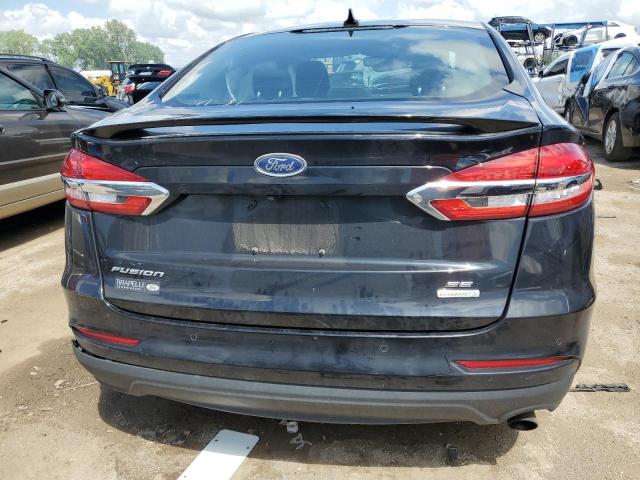 3FA6P0HD0LR265279 - 2020 FORD FUSION SE BLACK photo 6