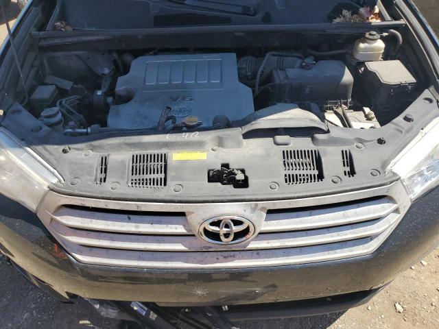 5TDBK3EH9DS254988 - 2013 TOYOTA HIGHLANDER BASE BLACK photo 12