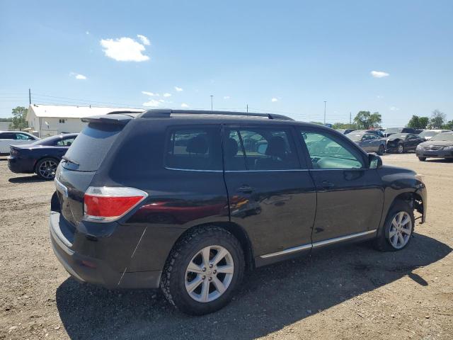 5TDBK3EH9DS254988 - 2013 TOYOTA HIGHLANDER BASE BLACK photo 3