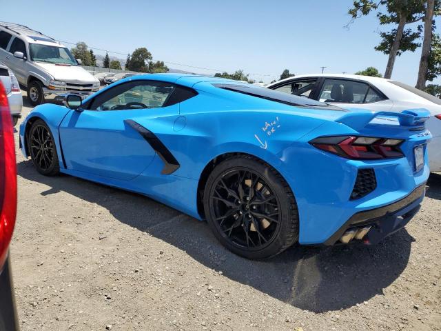 1G1YA2D46P5107567 - 2023 CHEVROLET CORVETTE STINGRAY 1LT BLUE photo 2