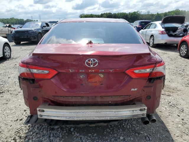 4T1B11HK1JU545678 - 2018 TOYOTA CAMRY L BURGUNDY photo 6