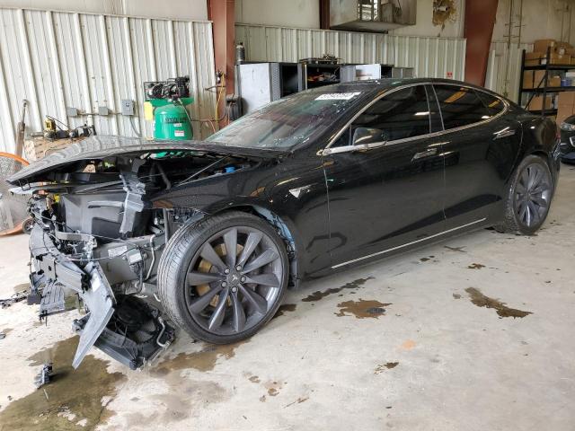5YJSA1E23HF203144 - 2017 TESLA MODEL S შავი ფოტო 1