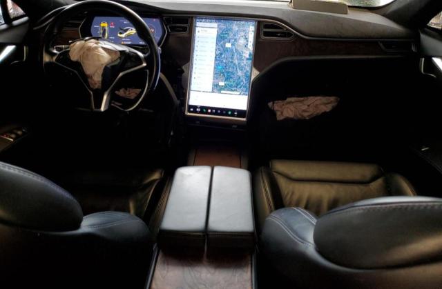 5YJSA1E23HF203144 - 2017 TESLA MODEL S შავი ფოტო 8