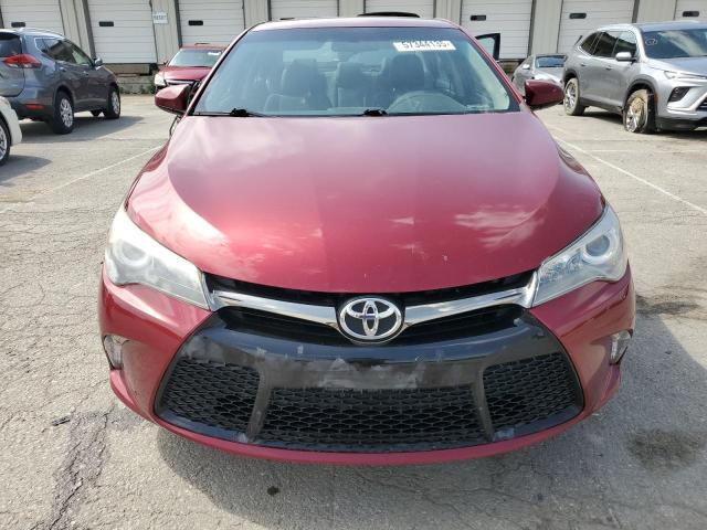 4T1BF1FK5HU749821 - 2017 TOYOTA CAMRY LE RED photo 5