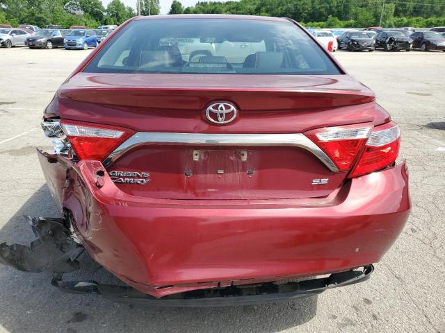 4T1BF1FK5HU749821 - 2017 TOYOTA CAMRY LE RED photo 6