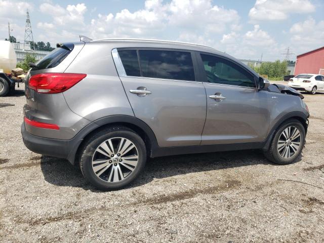 KNDPCCAC5F7789262 - 2015 KIA SPORTAGE EX SILVER photo 3