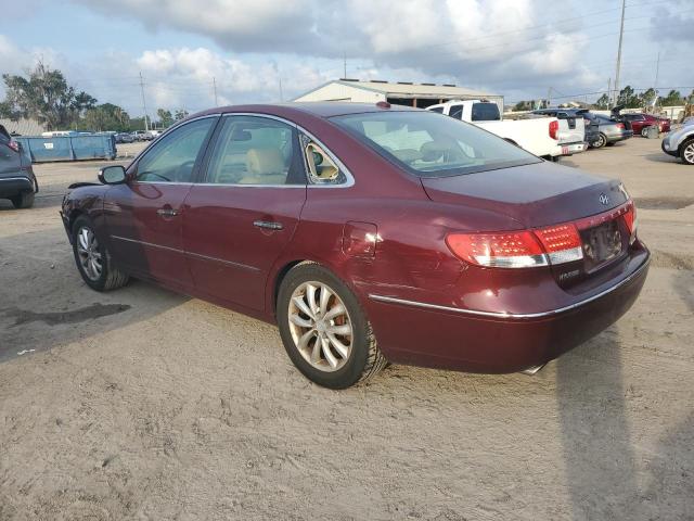 KMHFC46F48A319844 - 2008 HYUNDAI AZERA SE RED photo 2