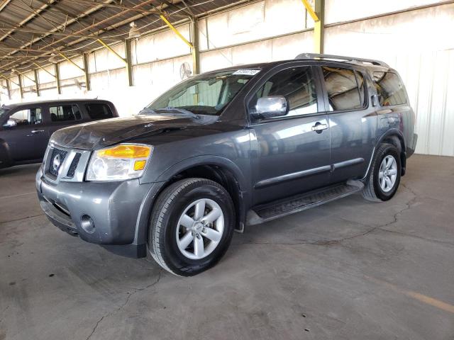 5N1AA0ND2BN610674 - 2011 NISSAN ARMADA SV GRAY photo 1