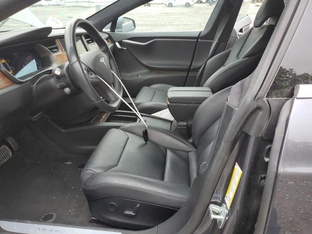 5YJSA1E23KF312145 - 2019 TESLA MODEL S GRAY photo 7