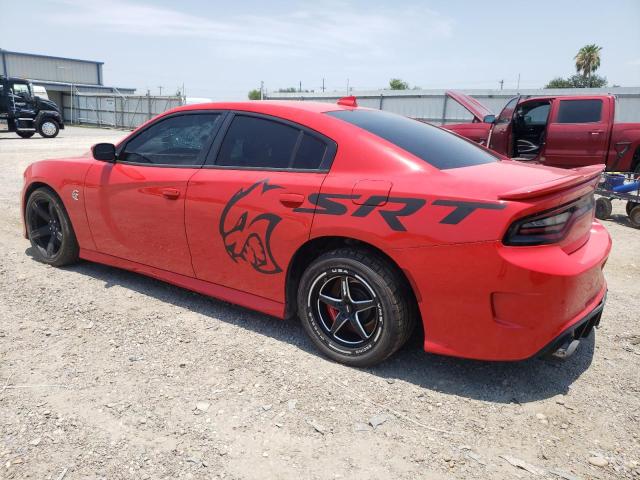 2C3CDXL90JH172678 - 2018 DODGE CHARGER SRT HELLCAT RED photo 2