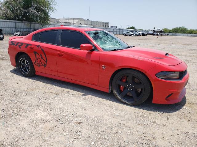 2C3CDXL90JH172678 - 2018 DODGE CHARGER SRT HELLCAT RED photo 4