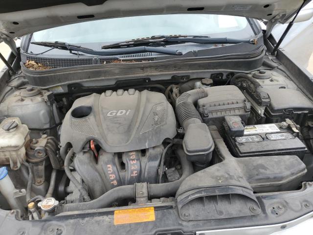 5NPEB4AC8DH605005 - 2013 HYUNDAI SONATA GLS SILVER photo 11