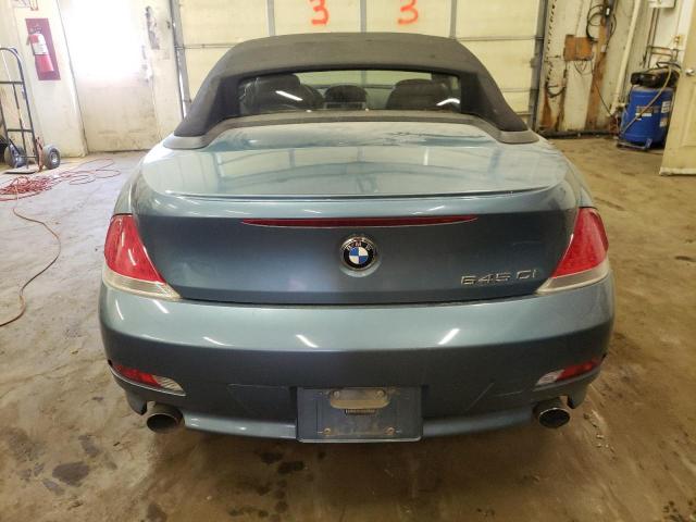 WBAEK73414B260342 - 2004 BMW 645 CI AUTOMATIC BLUE photo 6