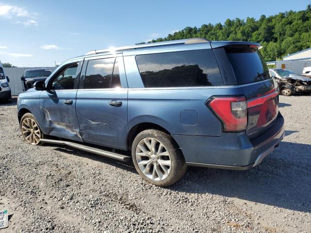 1FMJK2AT8JEA15008 - 2018 FORD EXPEDITION MAX LIMITED BLUE photo 2