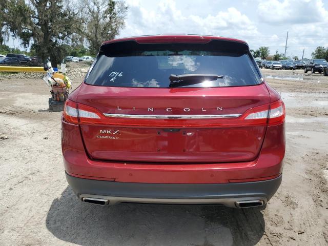 2LMTJ6LR2GBL53386 - 2016 LINCOLN MKX RESERVE ბურგუნდია ფოტო 6