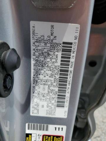 3TMJU4GN1BM121508 - 2011 TOYOTA TACOMA DOUBLE CAB PRERUNNER SILVER photo 12