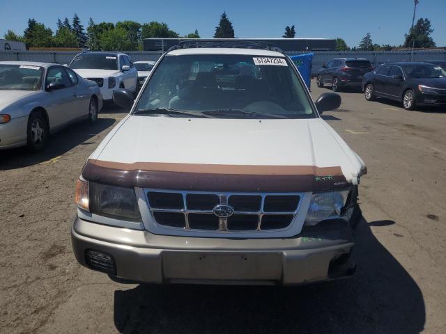 JF1SF6556YH714894 - 2000 SUBARU FORESTER S WHITE photo 5