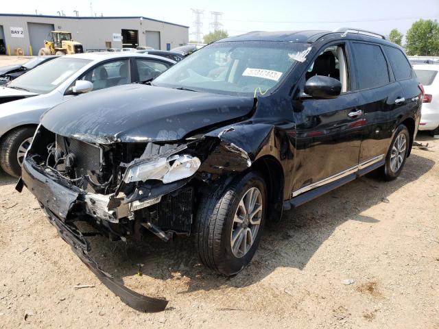 5N1AR2MM2DC659703 - 2013 NISSAN PATHFINDER S BLACK photo 1